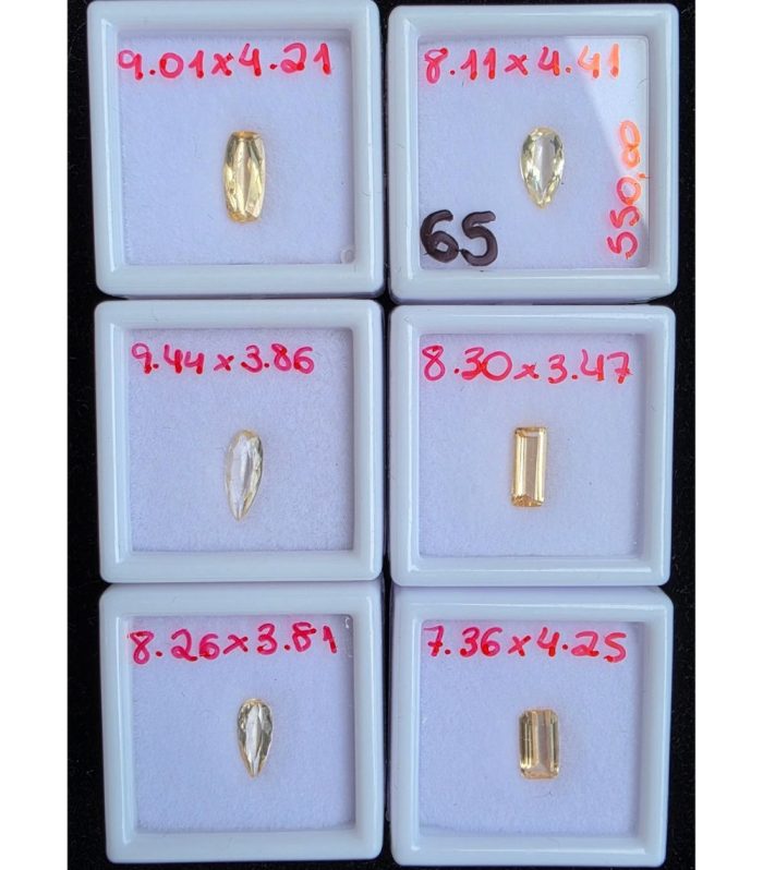 LOTE 6 CAIXAS TOPAZIO IMPERIAL NATURAL EXTRA
